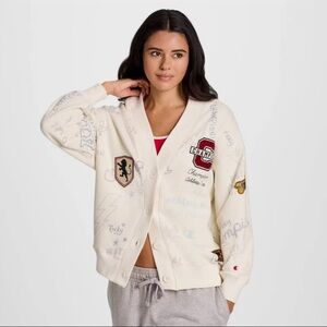 Champion Cream Varsity Jacket